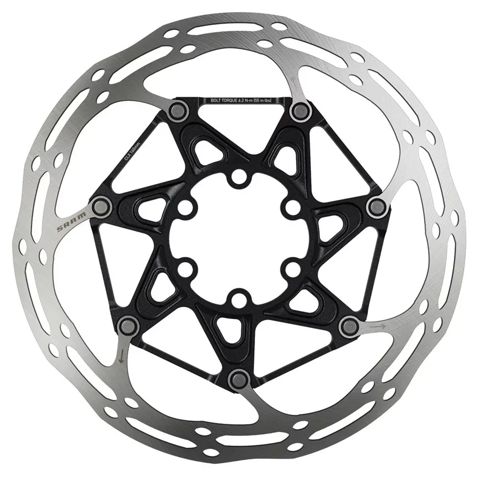 Kotouč SRAM CenterLine X s odlehčeným středem, detail konstrukce