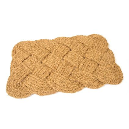 Kokosová čisticí rohož Jumbo Rectangle 45 x 75 x 3,5 cm, hnědá