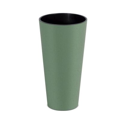 Květináč ECO WOOD, 30 cm, kulatý, zelená
