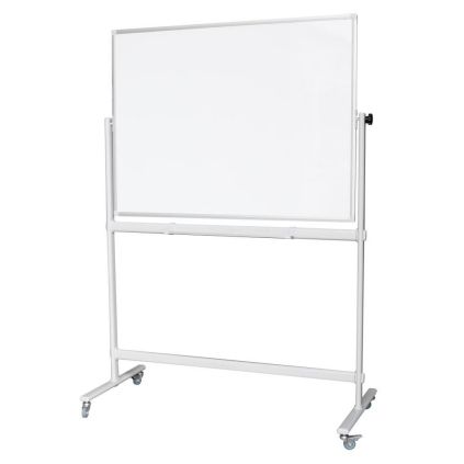 Mobilní otočná tabule Revolver NEW 180 × 120 cm, bílá