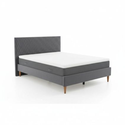 Postel Azurro Velvet 160 x 200 cm, šedá