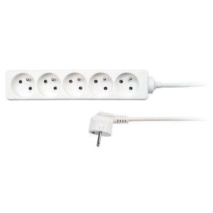 Prodlužovací kabel 5Z - 2m, bílá