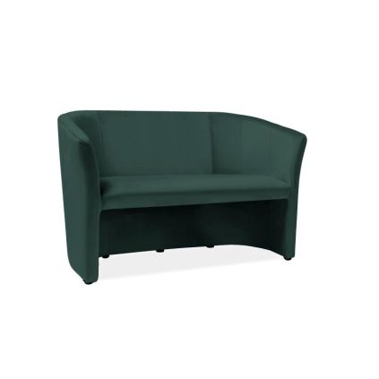 Pohovka Cuba Velvet, dvojsedák, zelená (výprodej)
