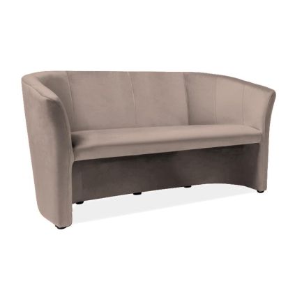 Pohovka Cuba Velvet, trojsedák, béžová (výprodej)
