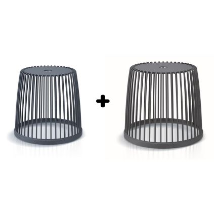 Set 2 univerzálních košů, 25 + 35 l, antracit