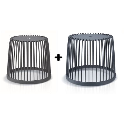 Set 2 univerzálních košů, 35 + 50 l, antracit