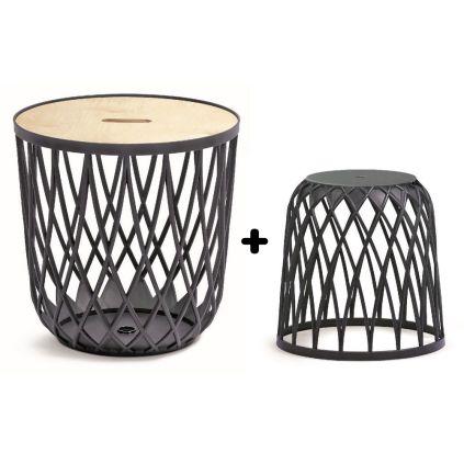 Set univerzálních košů, 2 + 1, antracit