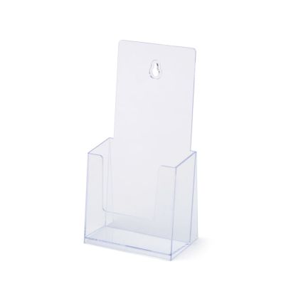 Stojánek na letáky formátu DL (pro 22 × 9,9 cm), 1 kapsa, čirá