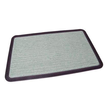 Textilní čisticí rohož Stripes 50 x 80 x 0,8 cm, zelená