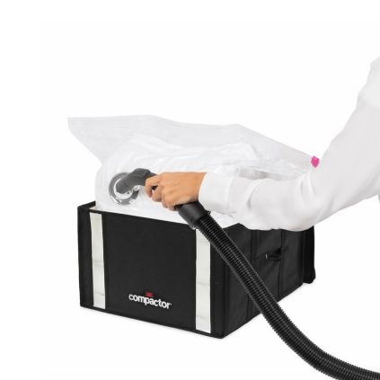 Úložný box Compactor 3D Black Edition, 125 l, černá