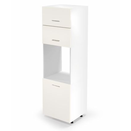 Dolní skříňka vysoká Vento DP-60/214, bílá / béžová