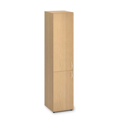 Vysoká úzká skříň ProOffice 40 x 47 x 178 cm, levá, buk