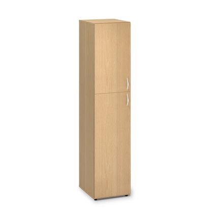 Vysoká úzká skříň ProOffice 40 x 47 x 178 cm, levá, buk