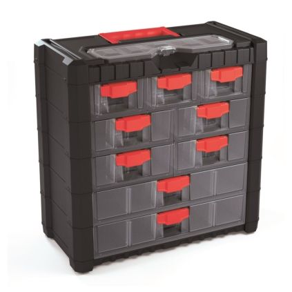 Zásuvkový organizér 40 × 20 × 39,2 cm, černá