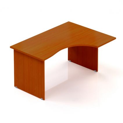 Ergonomický stůl Visio 140 x 100 cm, pravý, třešeň
