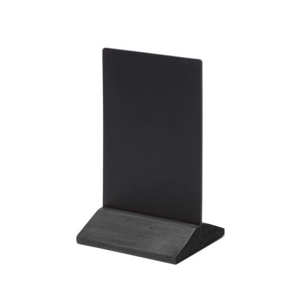 Dřevěný menu stojánek 10 x 15 cm, černá