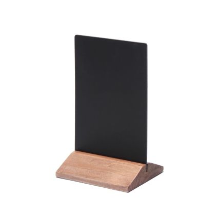 Dřevěný menu stojánek 10 x 15 cm, světle hnědá