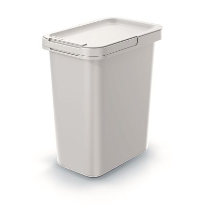 Závěsný odpadkový koš, 12 l, světle šedá
