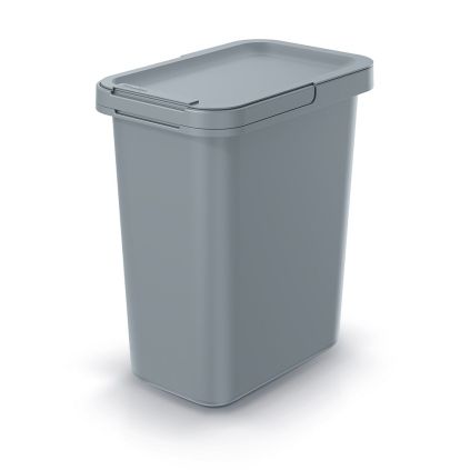 Závěsný odpadkový koš, 12 l, šedá