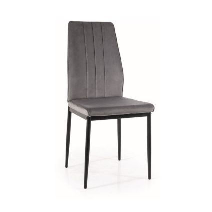 Jídelní židle Atom Velvet, šedá