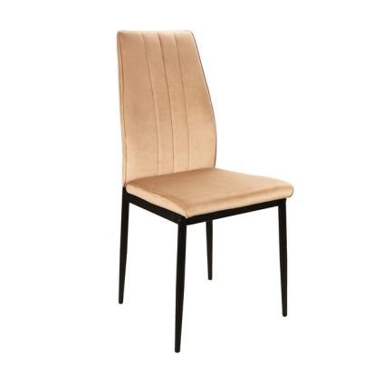 Jídelní židle Atom Velvet, béžová