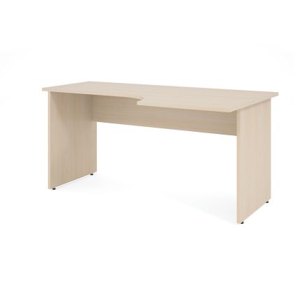 Ergonomický stůl Impress 160 x 90 cm, pravý, javor
