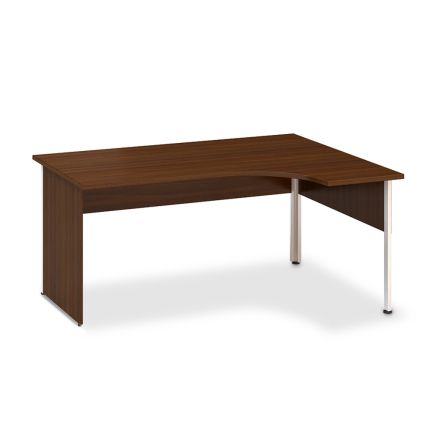 Ergonomický stůl ProOffice A 180 x 120 cm, pravý, ořech