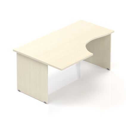Ergonomický stůl Visio 160 x 100 cm, levý, javor