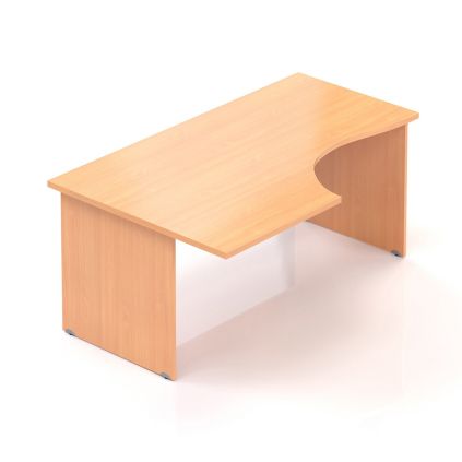 Ergonomický stůl Visio 160 x 100 cm, levý, buk