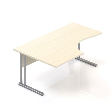 Ergonomický stůl Visio 160 x 100 cm, levý, javor