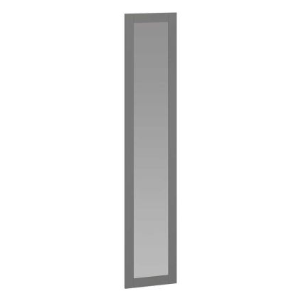 Skříňové dveře Unity, se zrcadlem, šedá