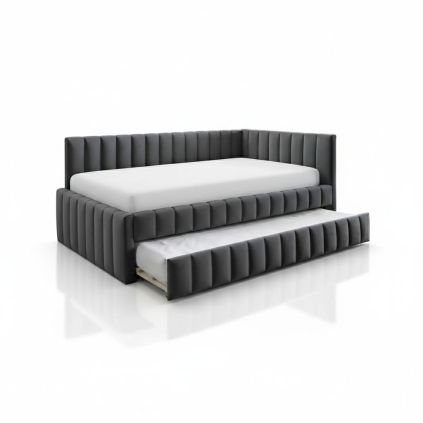 Postel Mikayla Velvet 120 x 200 cm, šedá