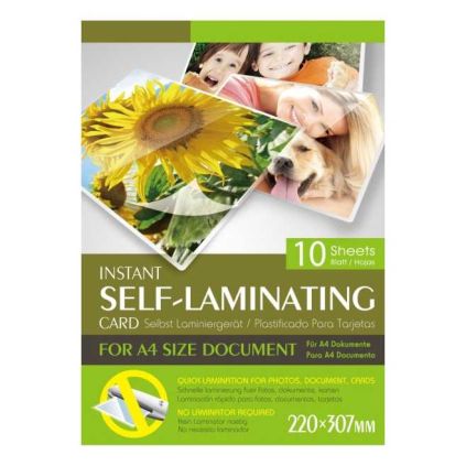 Oboustranný film pro laminaci za studena A4 - 10 ks, lesk