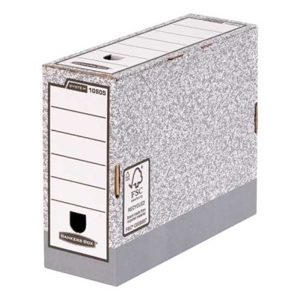 Archivační box Fellowes Bankers Box 100 mm - 10 ks, šedá