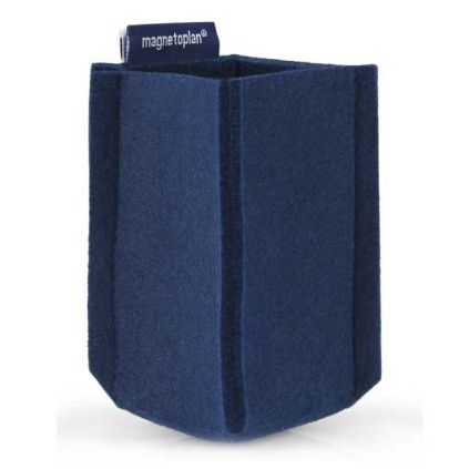 Magnetický držák popisovačů Magnetoplan MagnetoTray EcoAware, modrá