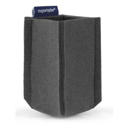 Magnetický držák popisovačů Magnetoplan MagnetoTray EcoAware, šedá