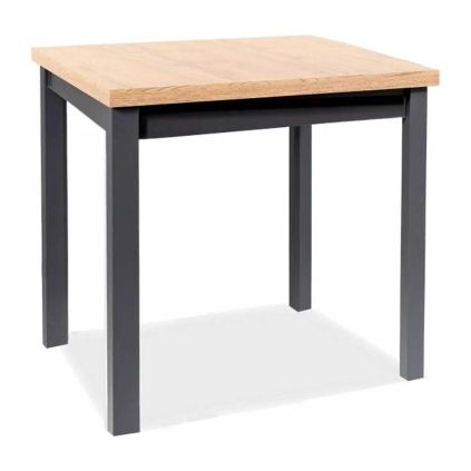 67502 jidelni stul adam 80 x 80 cm dub artisan cerna