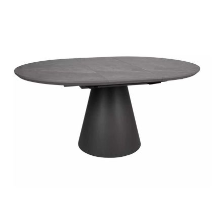 67553 jidelni stul angel 120 x 120 cm cerny mramor
