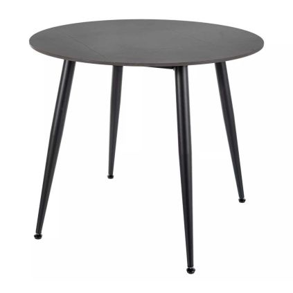 Jídelní stůl Rion - průměr 90 cm, černá