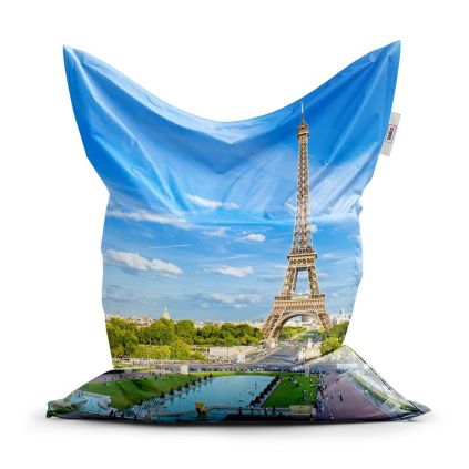 Sedací vak Classic Eiffel Tower 5 - dětský, modrá