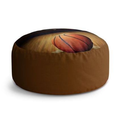 Taburet Circle basketbal, hnědá