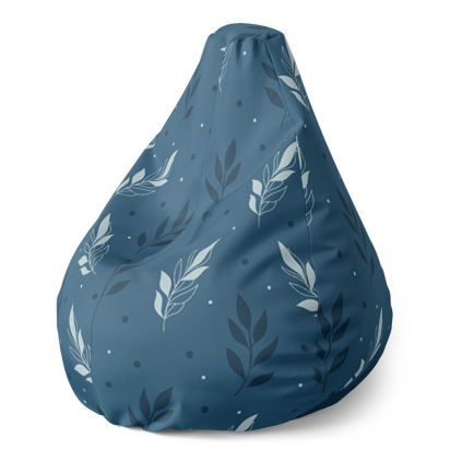 Sedací vak Pear modré klásky - dětský, modrá