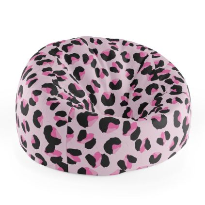 Sedací vak Cocoon růžový gepard, růžová