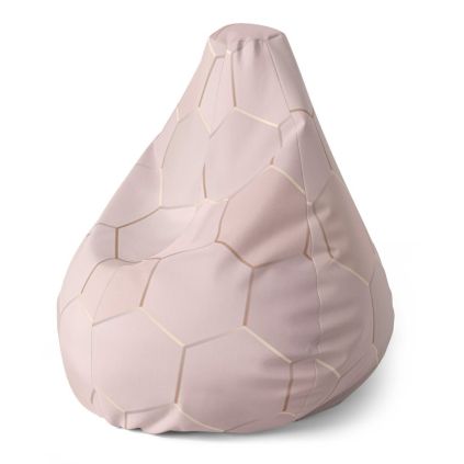 Sedací vak Pear rose gold, růžová