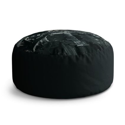 Taburet Circle CS:GO voják 1, černá