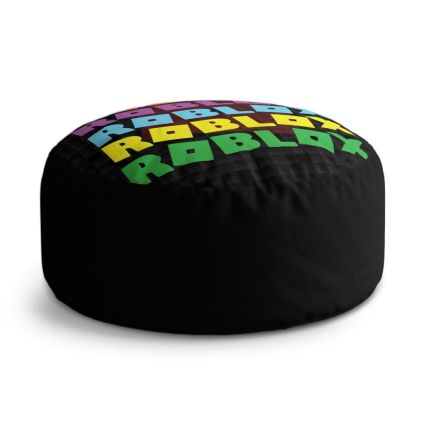 Taburet Circle Roblox barevný text, barevná