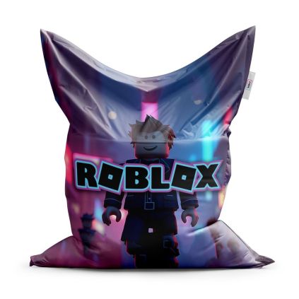 Sedací vak Classic Roblox neonové město - dětský, barevná