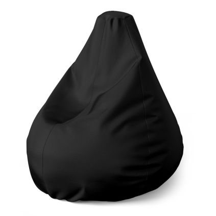 Sedací vak Pear černá - dětský, černá