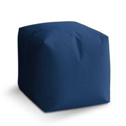 Taburet Cube modrá 2, modrá