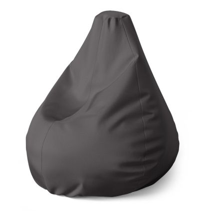 Sedací vak Pear charcoal - dětský, antracit